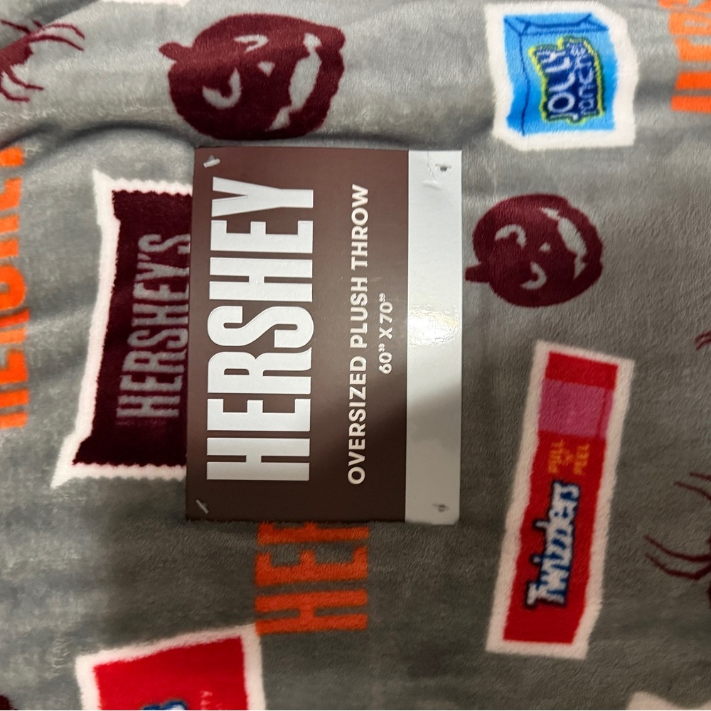 Viral 2024 Hershey's Halloween Plush Fleece Throw Blanket 60x70” - Picture 2 of 3